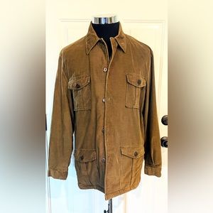 Vintage Men’s Corduroy Jacket Size L Paisely Design on the inside